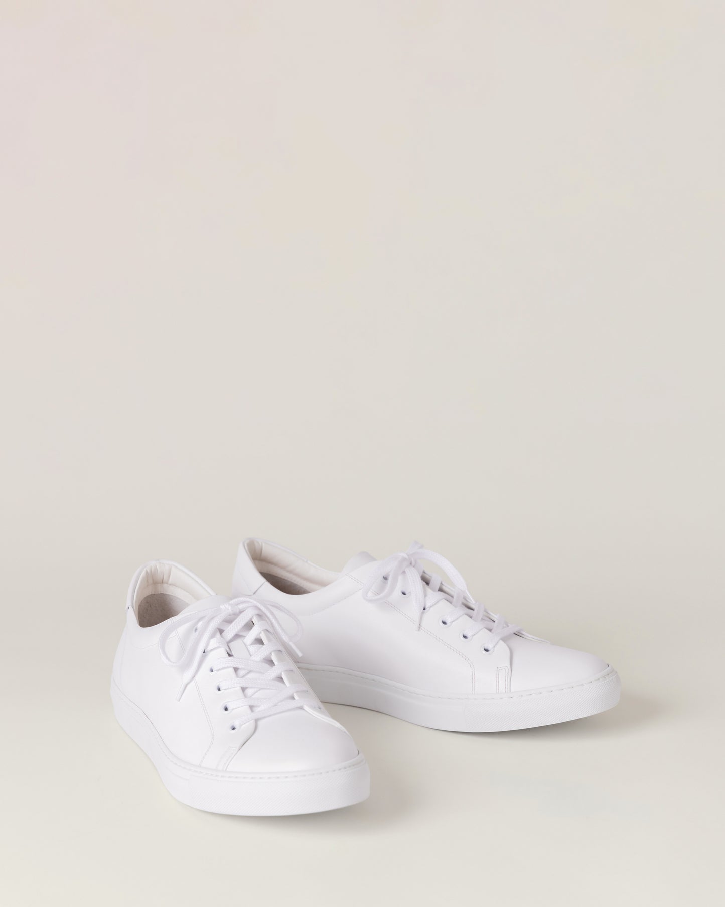 White Leather Sneaker