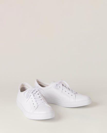 White Leather Sneaker