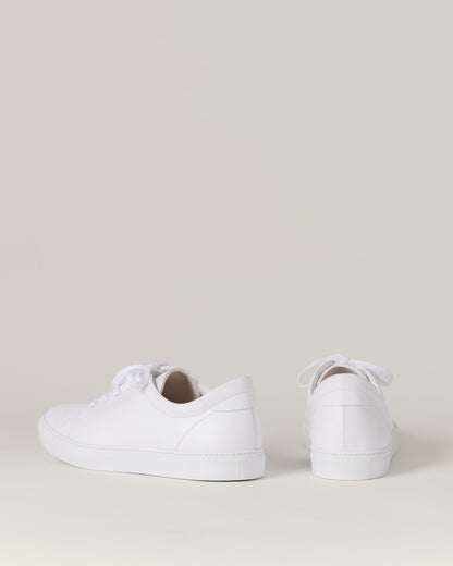 White Leather Sneaker