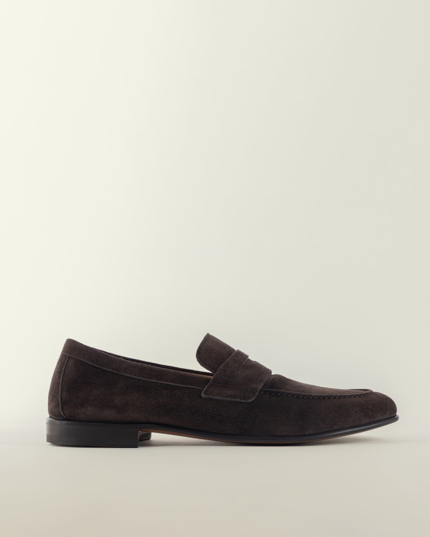 Testa di Moro (Espresso) Kid Suede Penny Loafer