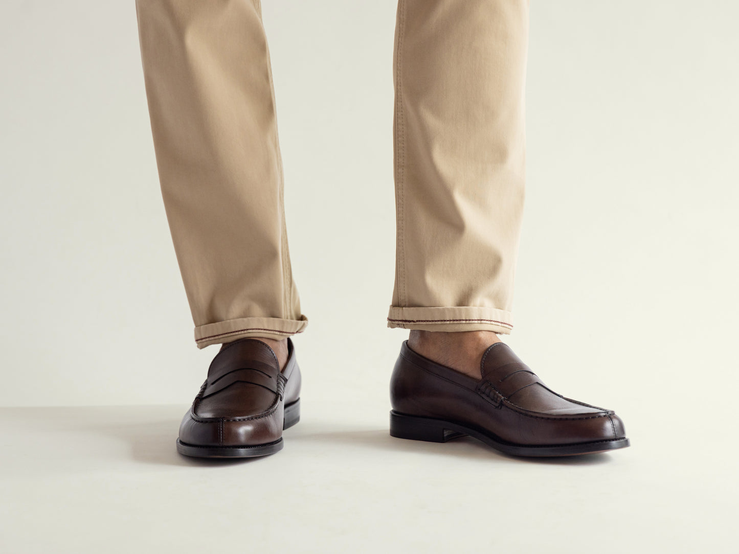 Testa di Moro Leather Penny Loafer
