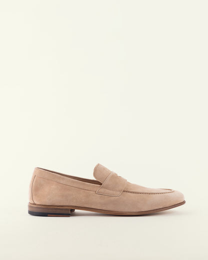 Sand Kid Suede Penny Loafer
