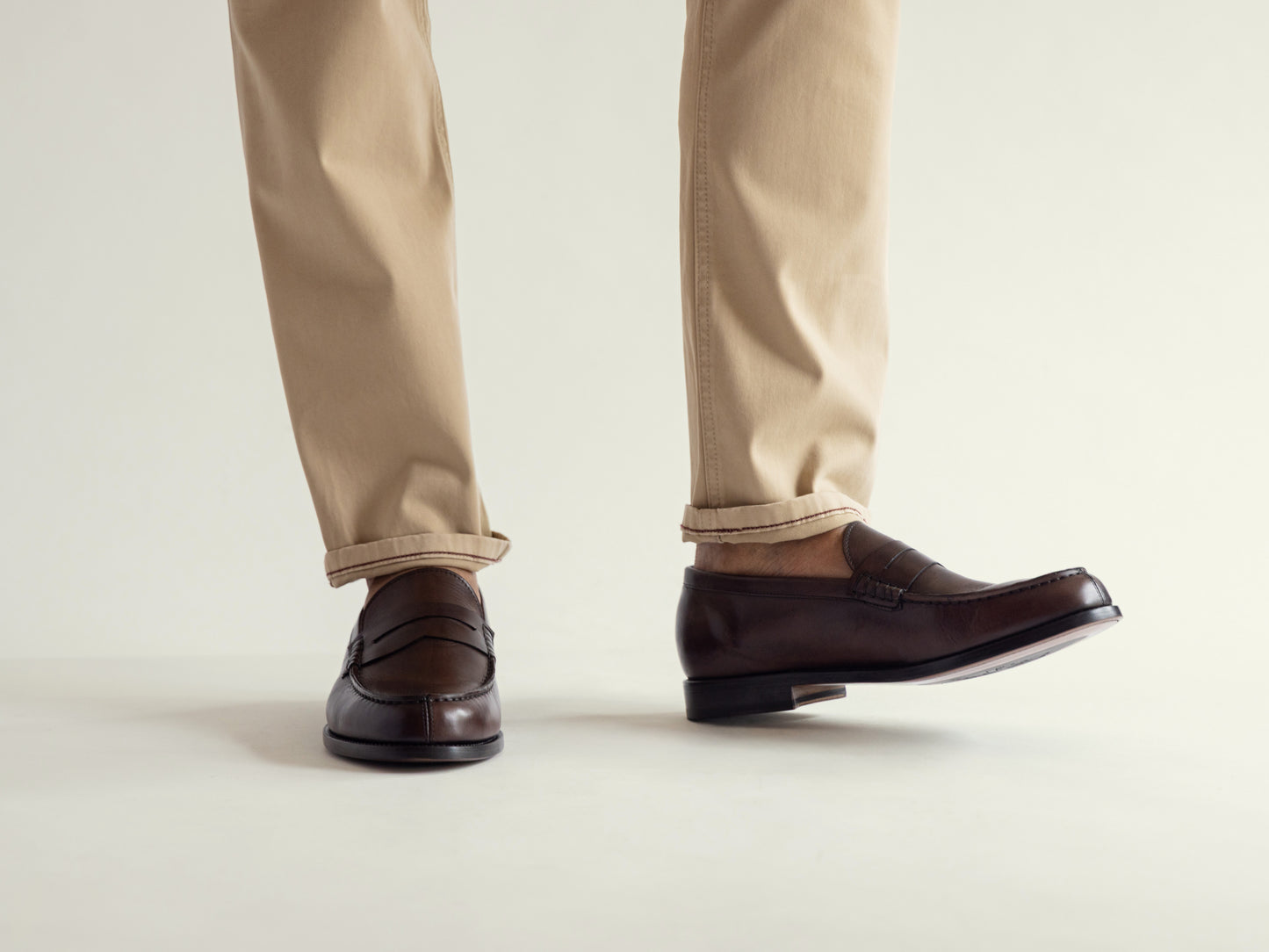 Testa di Moro Leather Penny Loafer