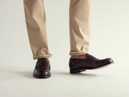 Testa di Moro Leather Penny Loafer