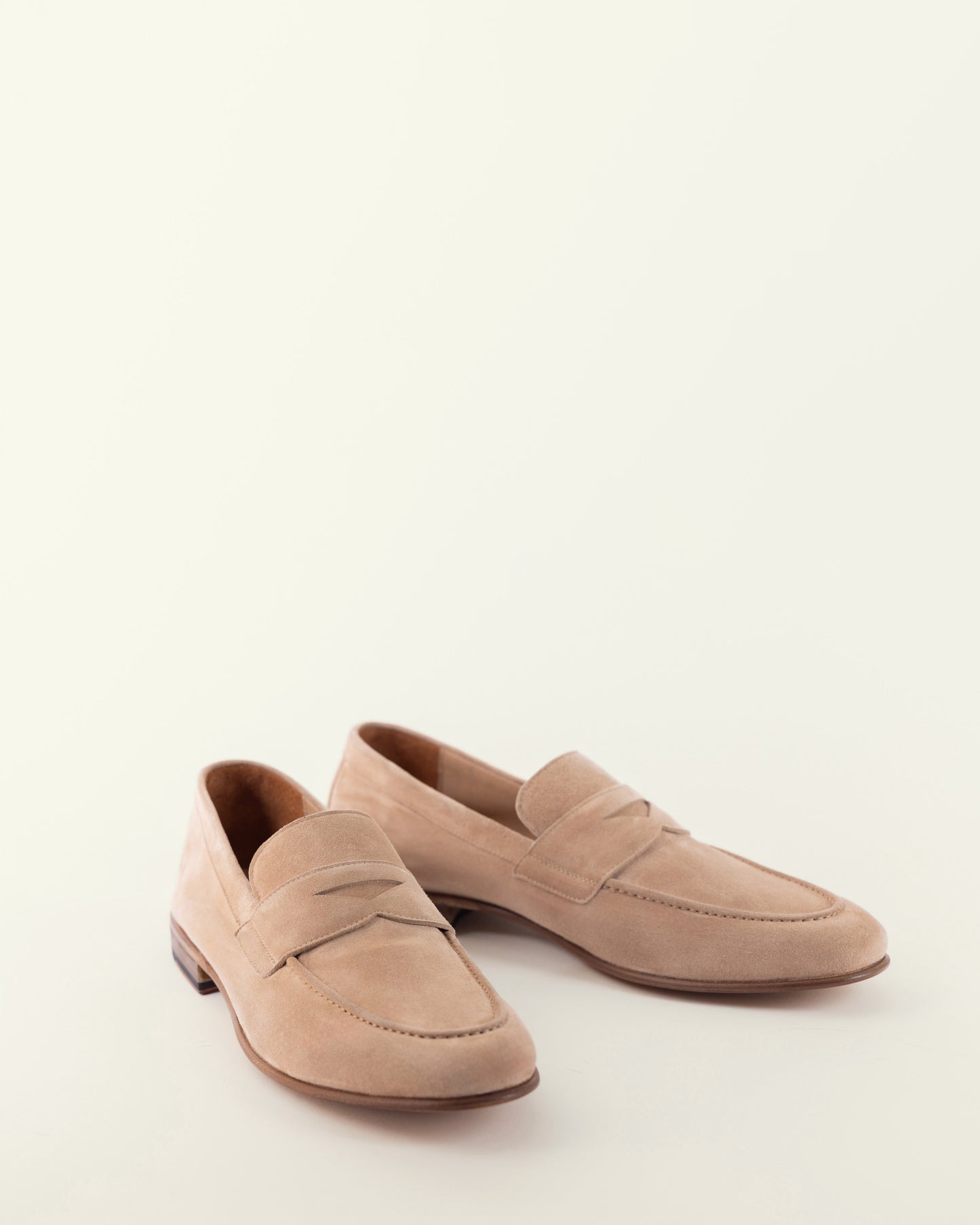 Sand Kid Suede Penny Loafer