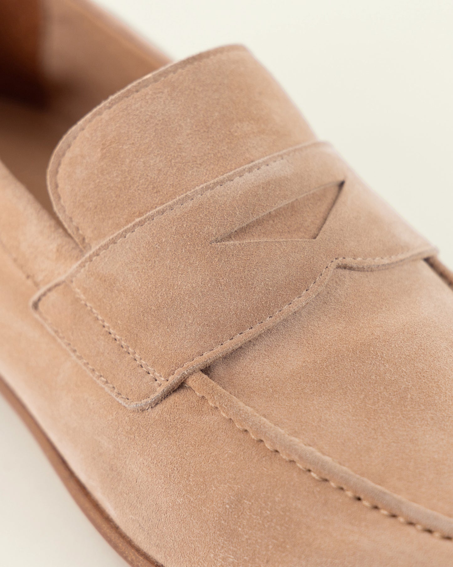 Sand Kid Suede Penny Loafer