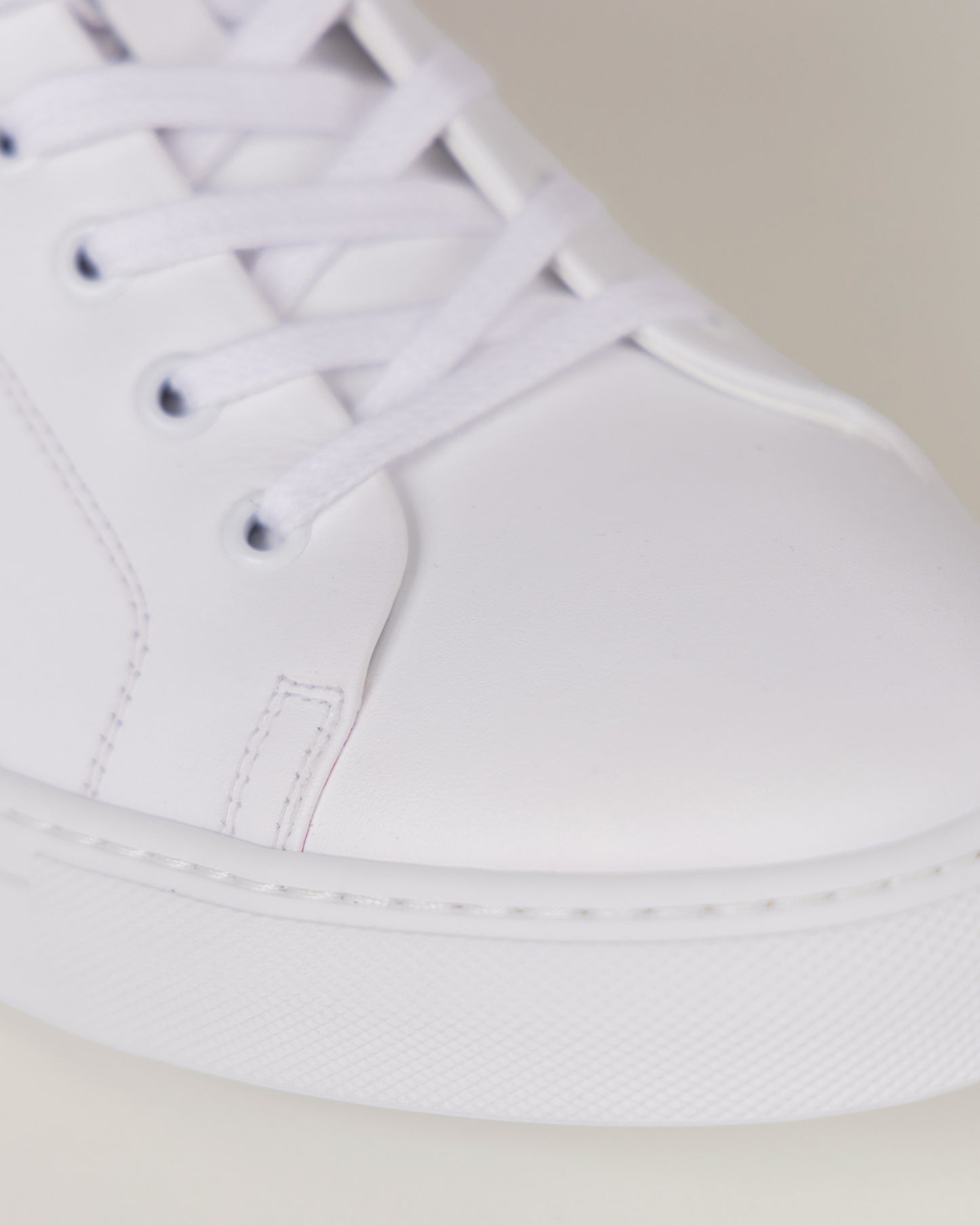 White Leather Sneaker