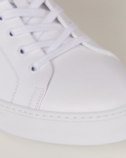 White Leather Sneaker