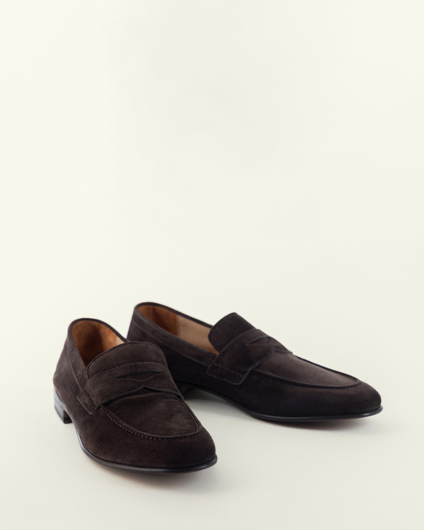 Testa di Moro (Espresso) Kid Suede Penny Loafer