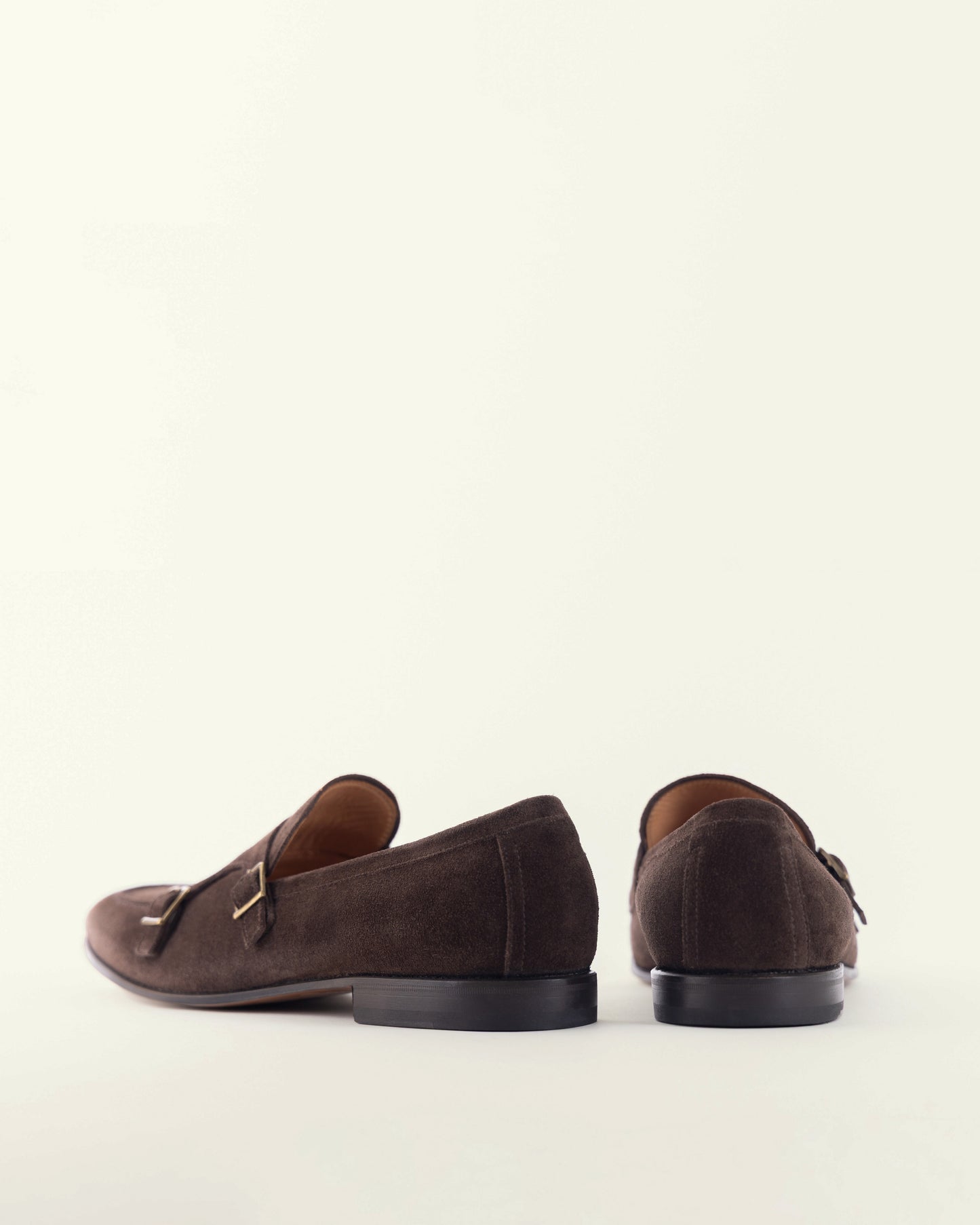 Dark Chocolate Espresso Suede Double Monk Strap