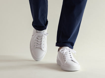 White Leather Sneaker